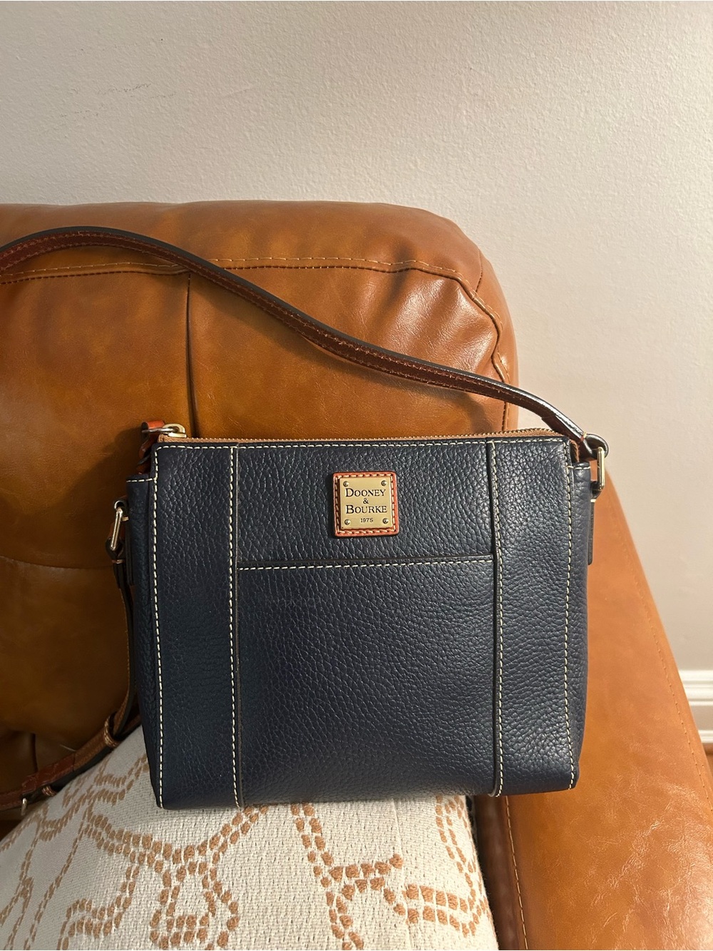Dooney & Bourke Navy Blue Lexington Crossbody